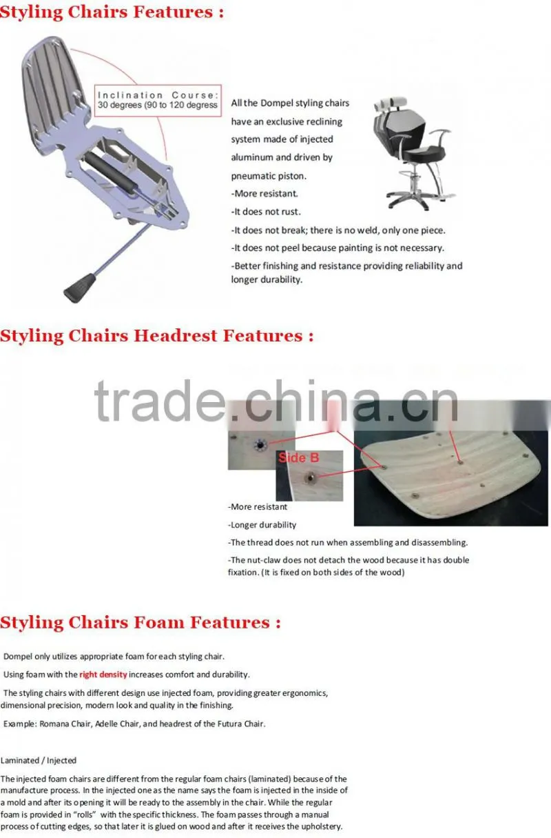Antique Design Easy to Use Salon Waiting Chair at Attractive Price