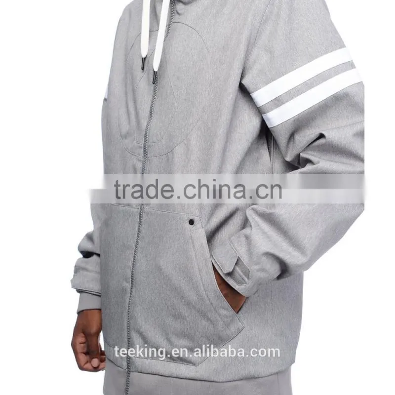 Breathable Men Sports Nylon Custom Zip up Windbreaker
