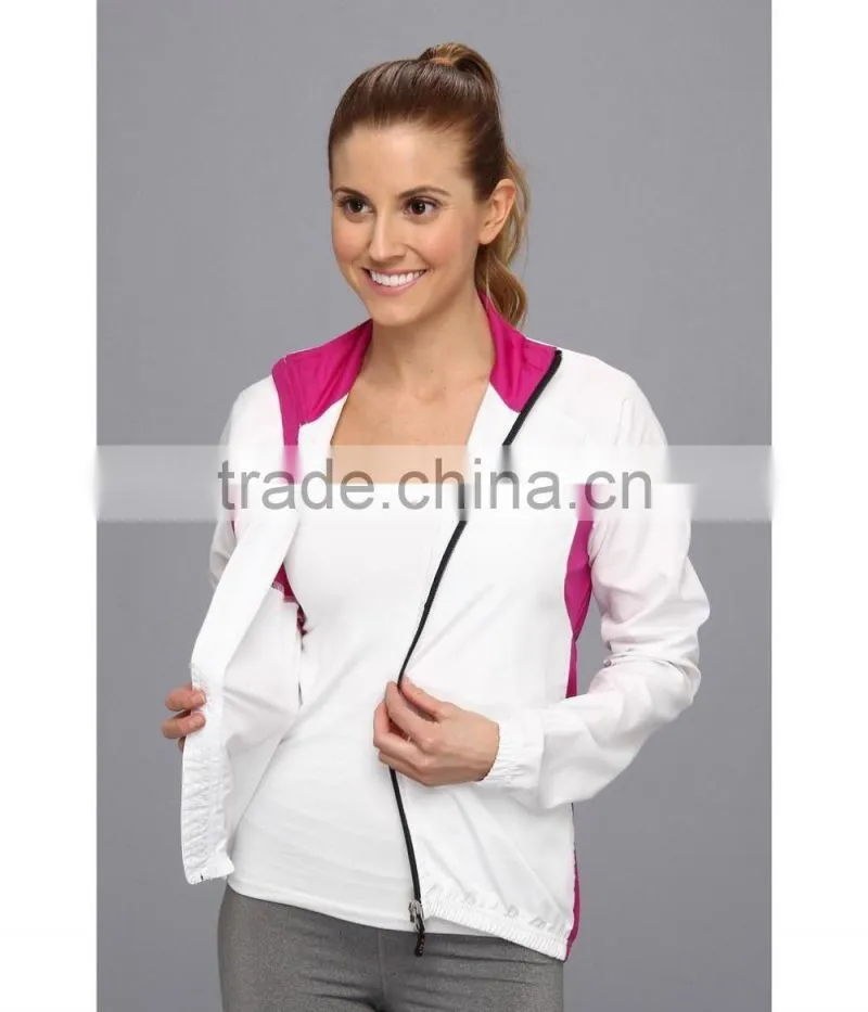 Custom women windproof sports jacket cycling jacket