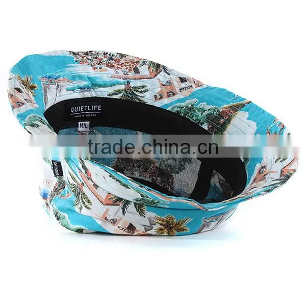 Custom hats no minimum Hawaii wholesale plain fashion floral hats custom reversible