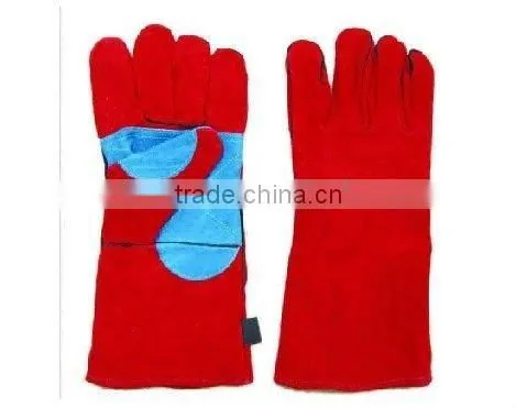 Supply working gloves leather safety gloves