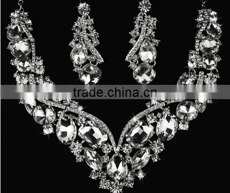 2016 fashion big chunky jewelry set trendy noble party women jewelry sets