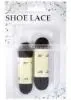 single package black cotton round shoe laces