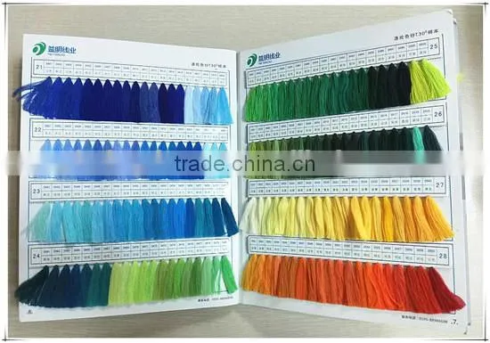 Cone Dyed Ring Spun 100% Polyester Yarn 16/1 20/1 30/1 for Knitting