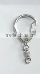Fashion Gold Key Chain hook type and PVC key chain for reference