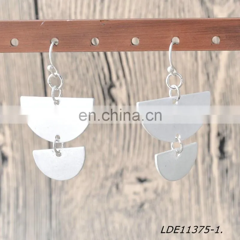 Moon Earring Geometric Earrings Half Circle Earrings