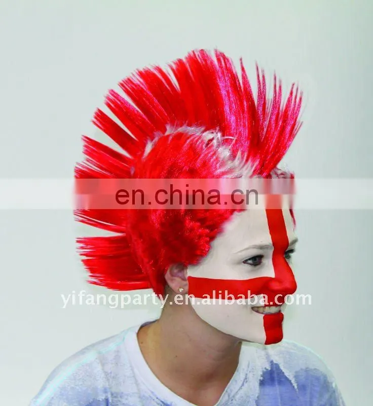 party carnival fans wigs