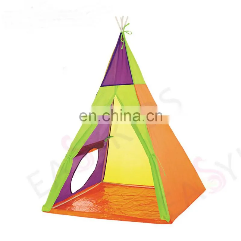 Indoor Outdoor Safety Children Game Playhouse Tepee Tent for Kids Play