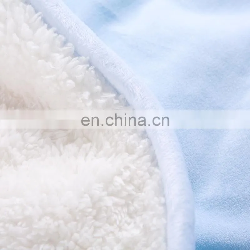 Winter Baby Coral Fleece Warm Blanket Newborns Swaddle Wrap