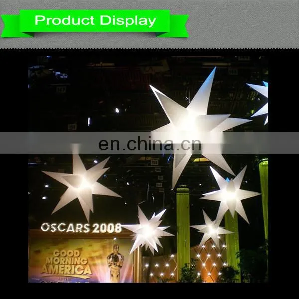 custom giant inflatable party lighting star, event night club decoration inflatables for sale
