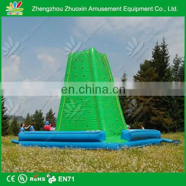 Durable PVC tarpaulin inflatable commercial inflatable rock wall