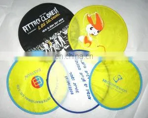China cheap promotion nylon folding flying frisbee