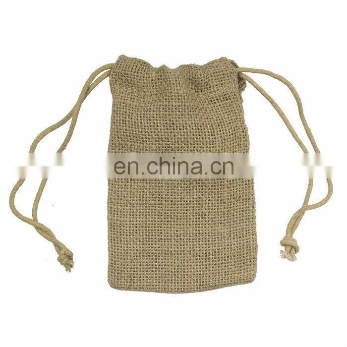 customized hemp drawstring bag jewellery drawstring pouch