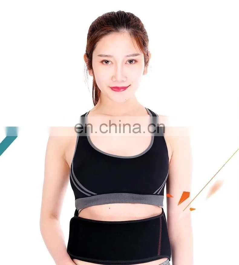 Double Pull Magnetic Lumbar Lower Waist Back Support Belt Brace PainRelief Strap#HY842