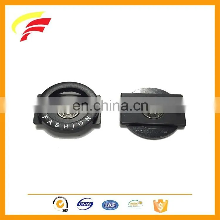 custom logo fashion two parts zinc alloy metal snap button for coat