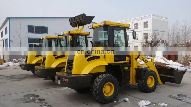 1.6 Ton Mini Wheel Loader Prices New Cabin And A/C