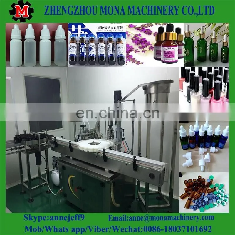 Price medicine oral liquid syrup glass plastic bottle filling capping machine with ce