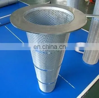 304 stainless steel perforated sheet cleanable and reusable basket oil filter
