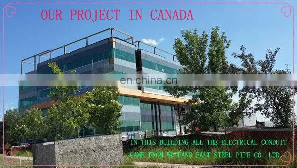hot dip galvanized rigid pipe with ul approval
