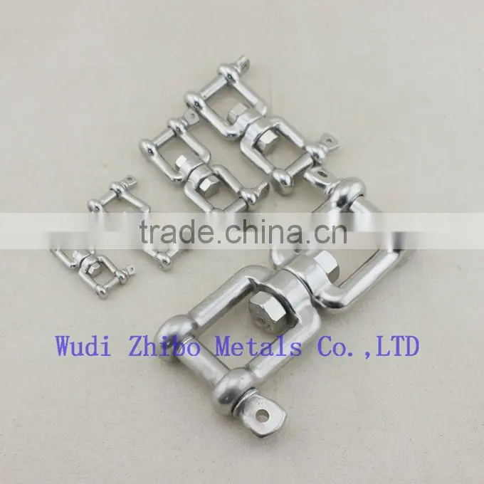 Hot sale Stainless steel double eye swivel made in china