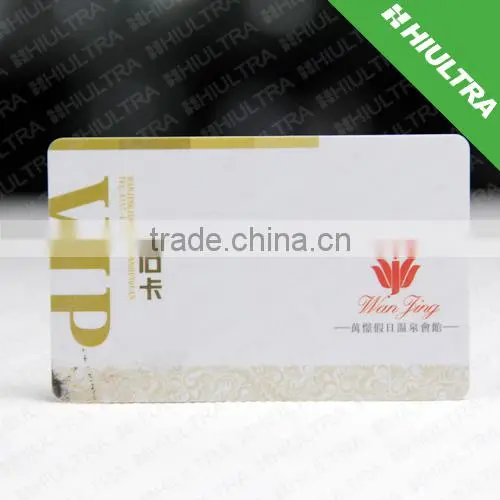 CMYK printing PVC contactless card programmable smart card