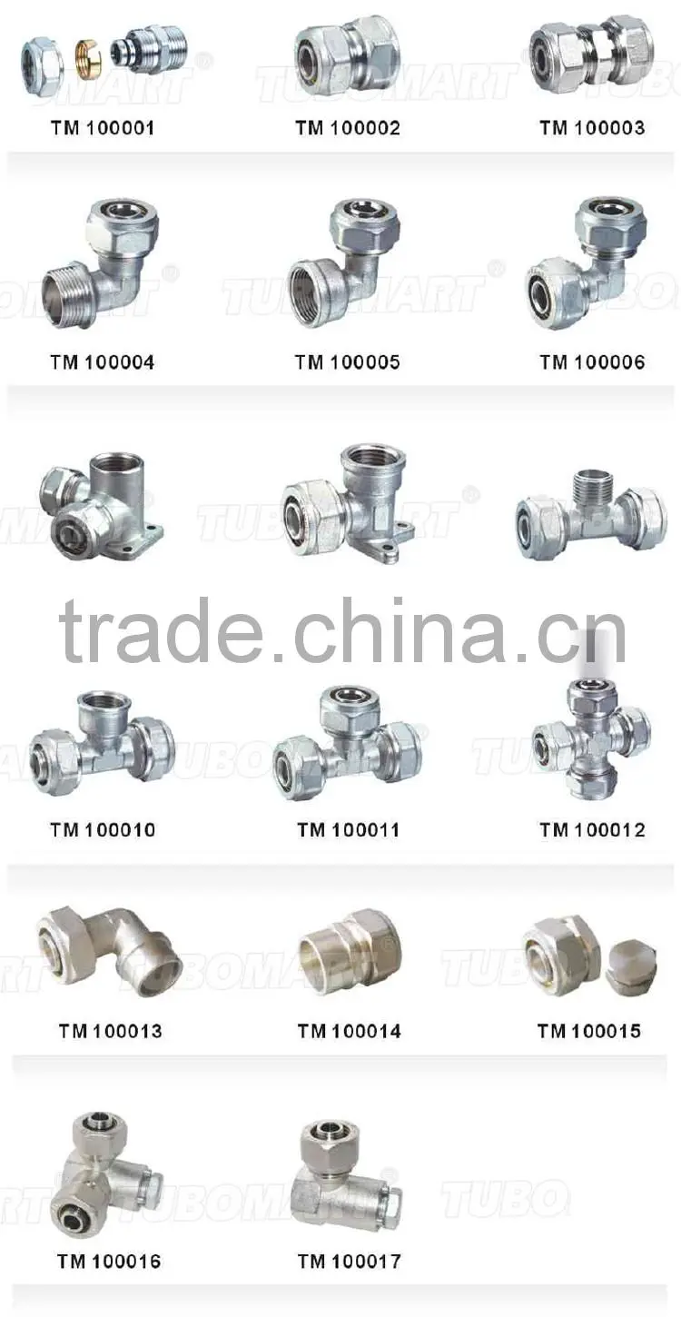 Cheap price male / female / equal straight screw brass fitting / forged fitting with OEM service