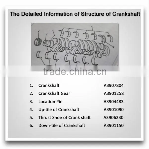 DCEC ISF 3.8 Engine Crankshaft 4938752