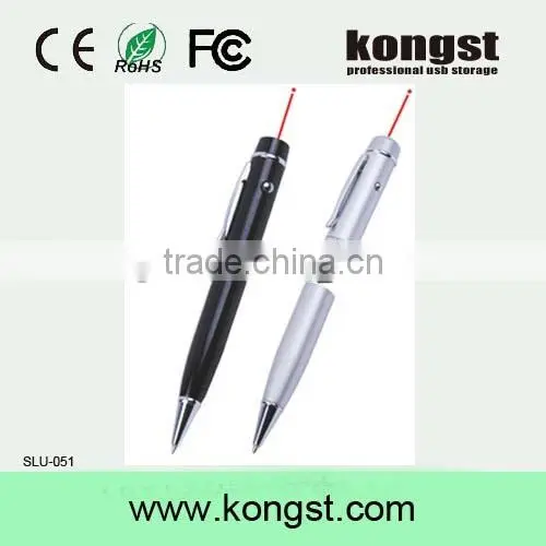 Promotion Metal Ball Pen USB Flash Drive with Laser