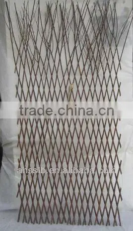 2013 woven willow wicker garden fence