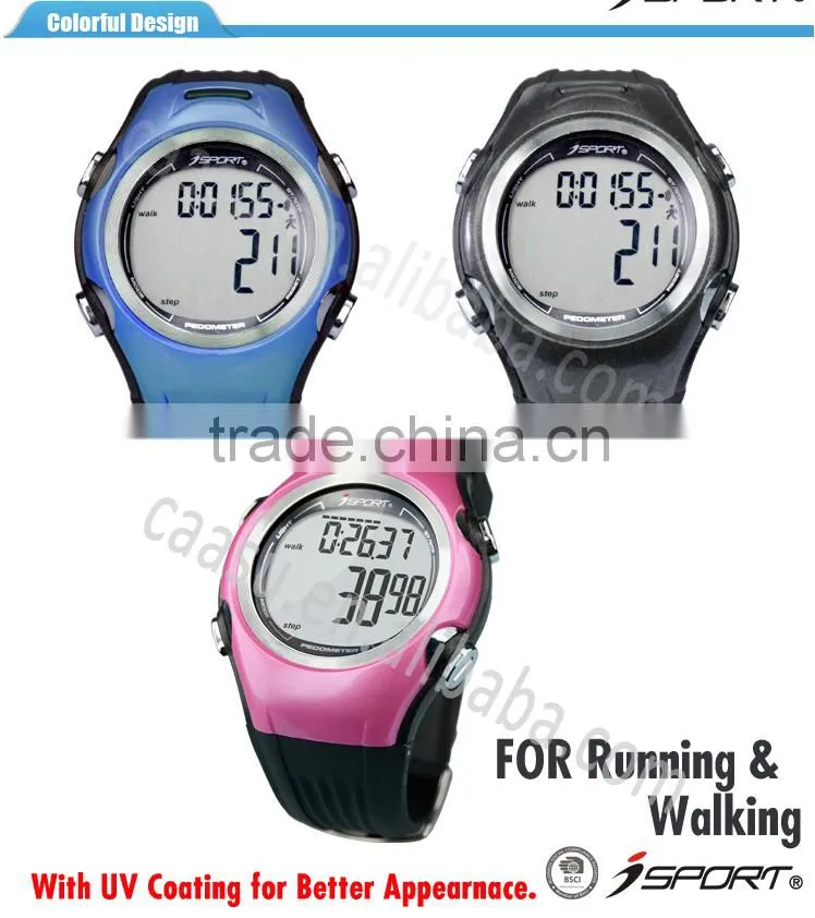 3D Alarm Calorie Counter Waterproof Pedometer Watch