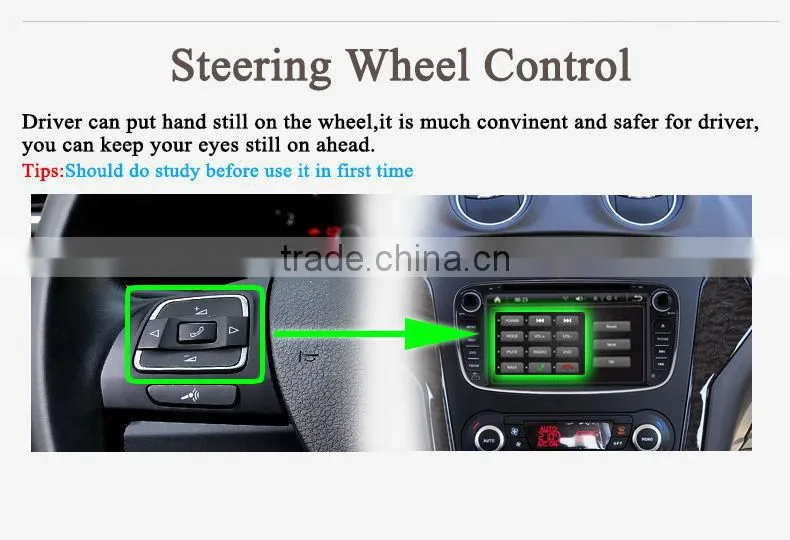 Car Stereo for Ford Focus Mondeo Transit Connect DVD GPS Navigation Multimedia Car GPS NAVI Bluetooth SWC WIFI 3G RDS 1080P AUX
