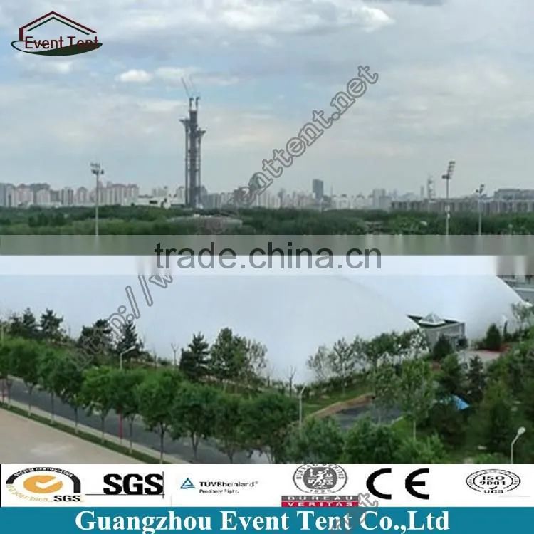 Used fire retardant PVC inflatable projection dome tent for amusement centers