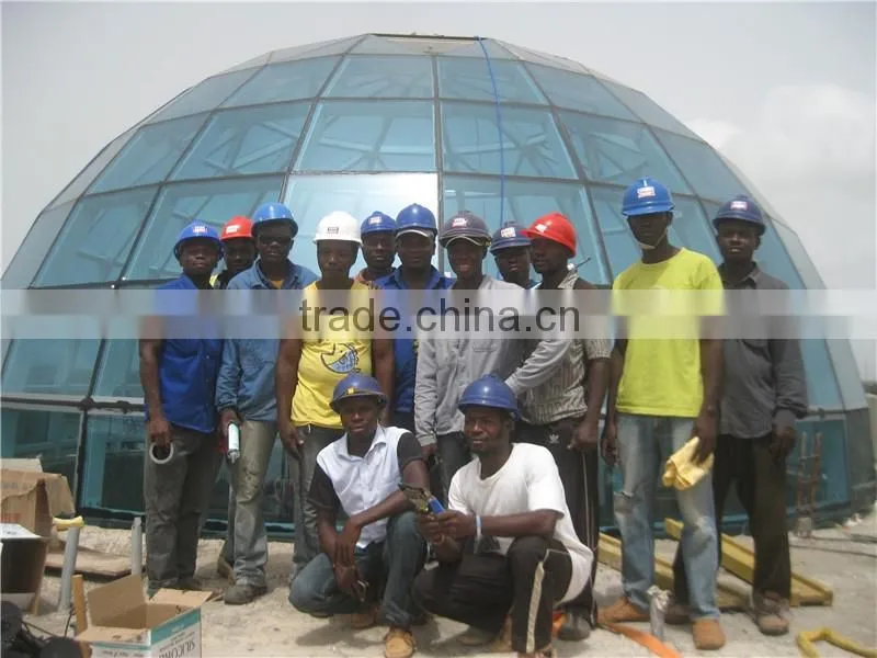 Economical cost long span steel structure prefab dome