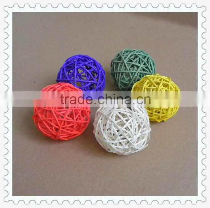 2013 decorative silver rattan ball