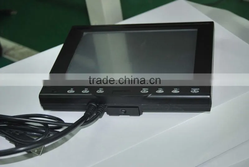 8'' new Innolux Panel 4-wire resistive touch screen monitor/ VGA/ Wireless/ PAL/NTSC
