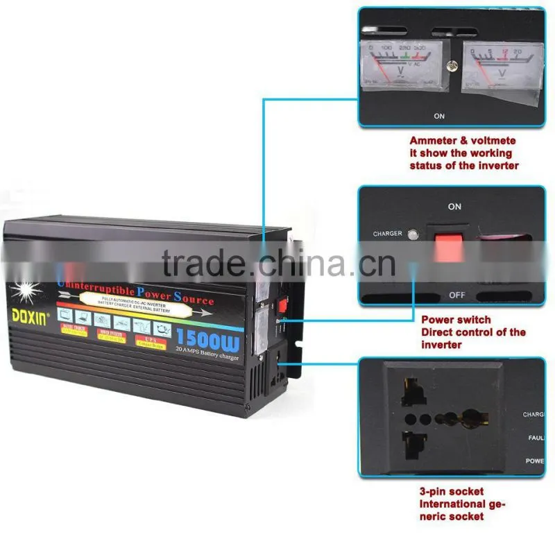 24v 220v 1500w UPS inverter