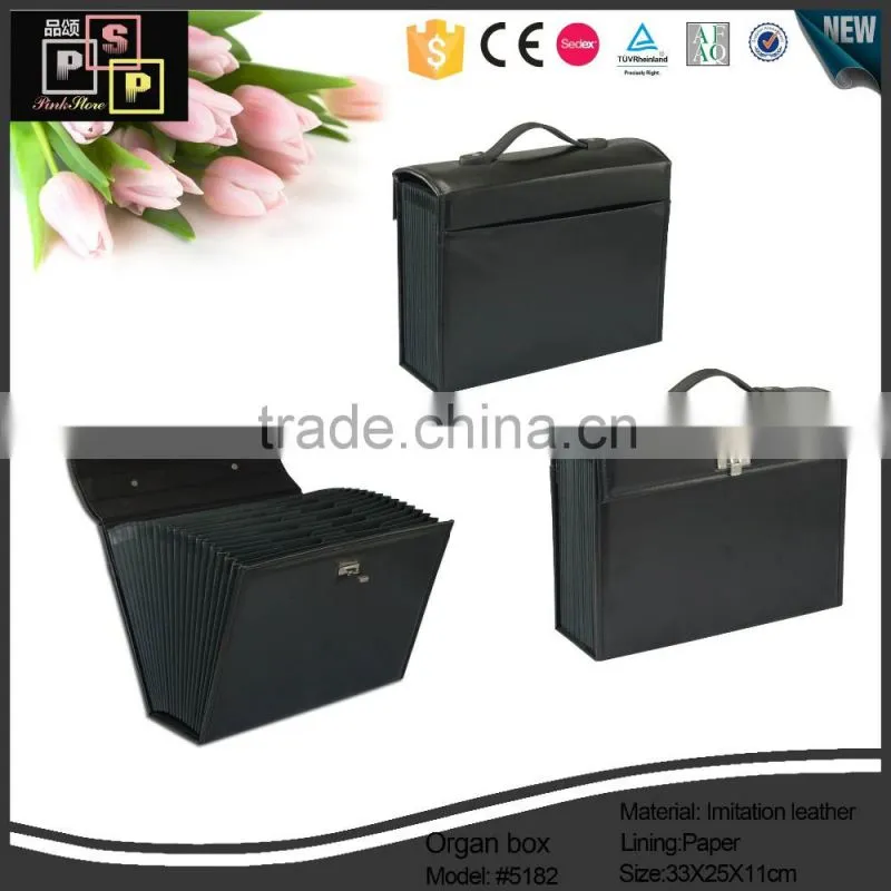 promotional good quality large capacity organizer bag portfolio