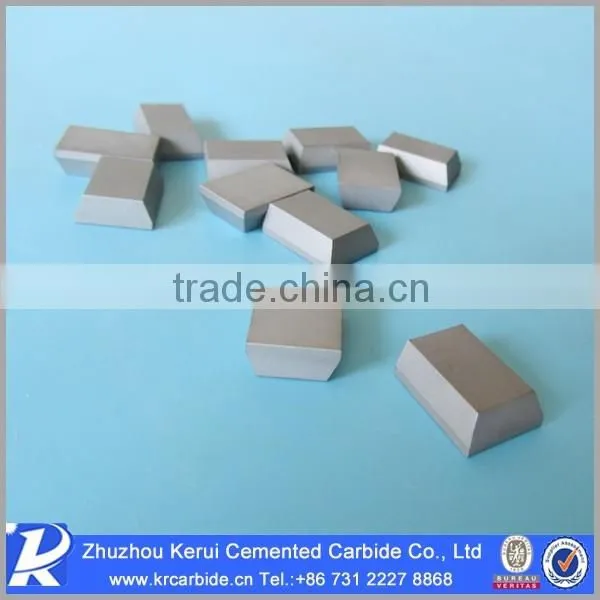Customized brazed carbide tips for saw blade stone cutting