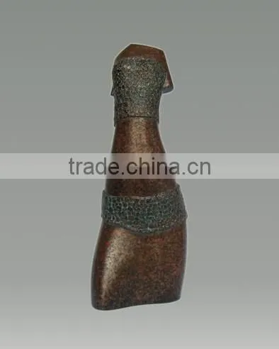 Nude Female Bronze Graceful Sculpture Urban Statue