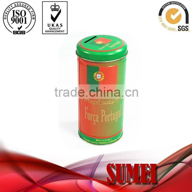 coin saving tin can wholesale