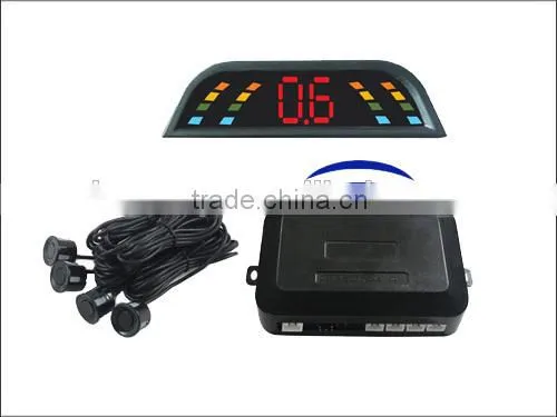 4 rear sensors car parking system wireless with led display