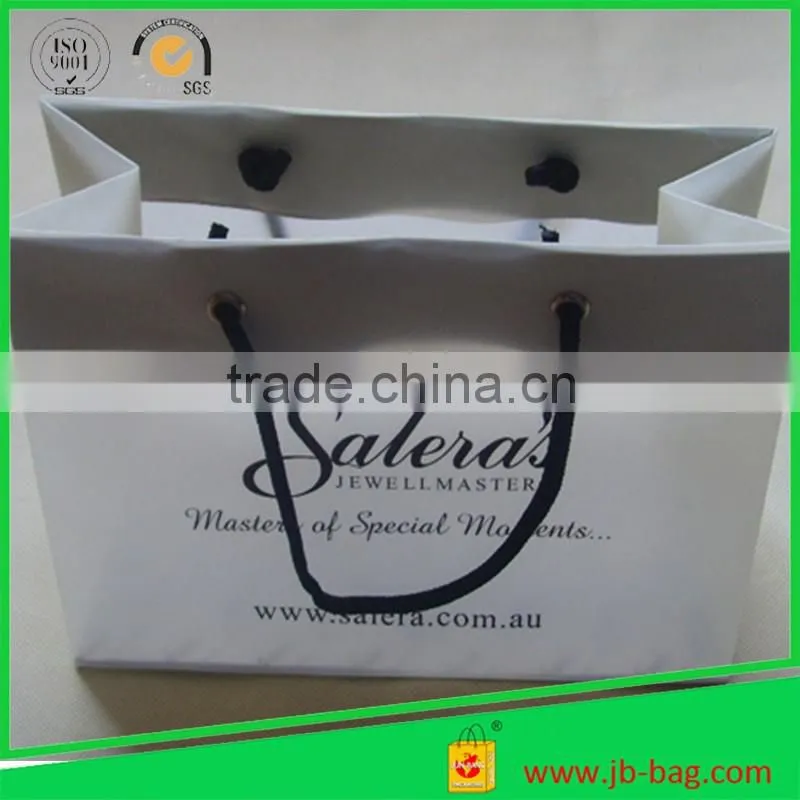 Black Plastic Shopping Bags 2Mil Thickness Custom Made Shopping Bags 14''x6''x16'' Poly Shopping Bags