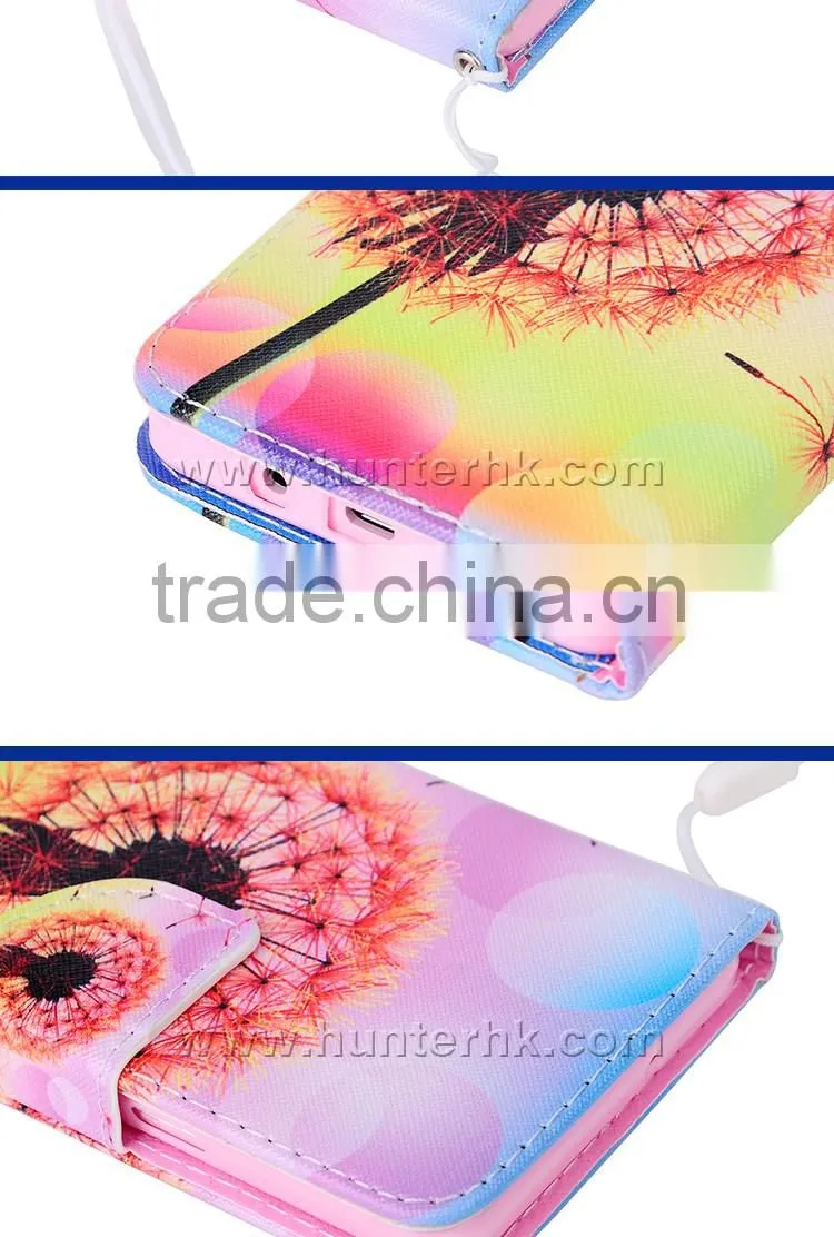 Printing Leather Wallet Case For SamsungA5