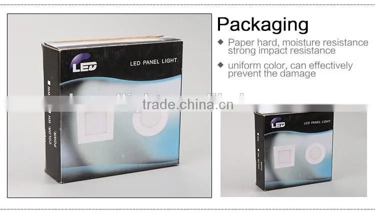 High Quality Aluminum+LGP Mitsubishi Light Guide SMD Chips 18W Face Mounted Round LED Panel Light