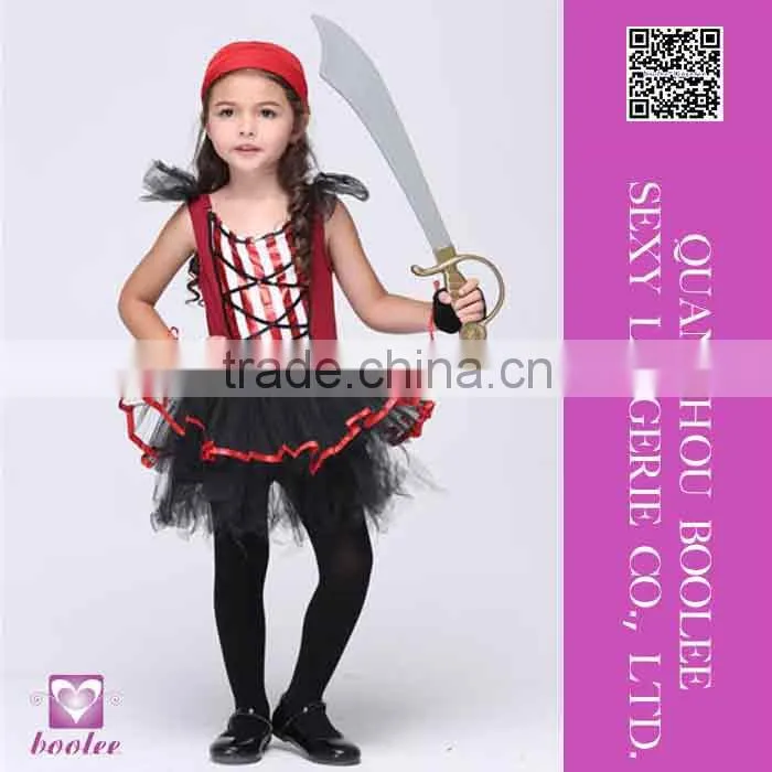 New Design Wholesale Child's Pirate Costume carnival costume