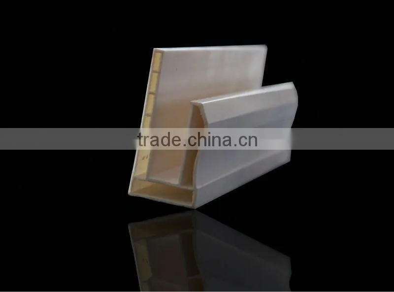 pvc profile /''U"type pvc corner for pvc wall panels