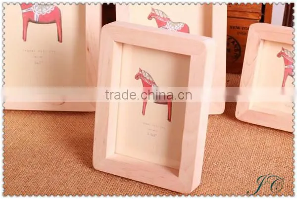 2015 Hot Sale Personalized Pure hand Wood Photo Frame With High Quality