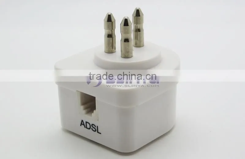 Male to Female with RJ11 Jack 623K socket Italy ADSL Filter