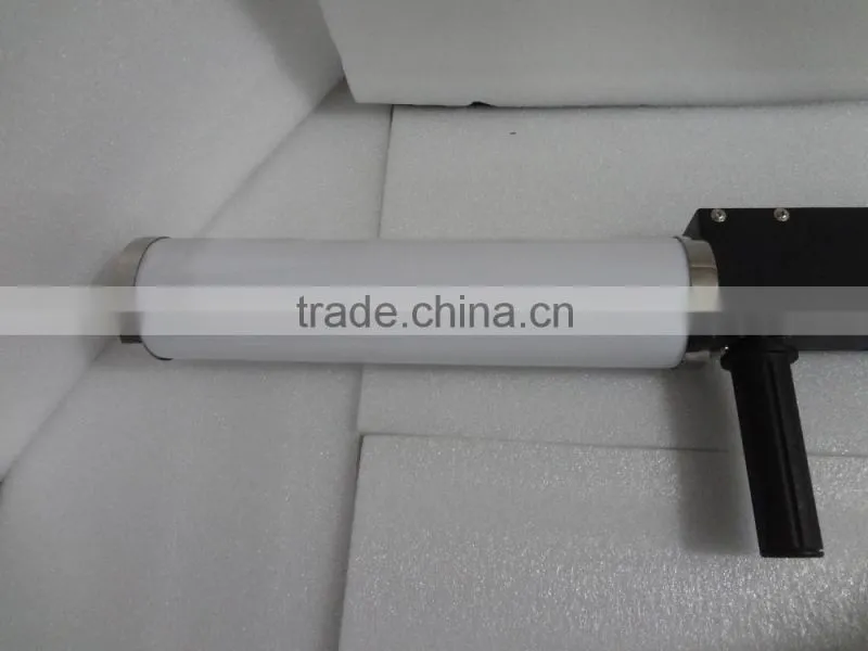RGB color tube DJ co2 gun rechargeable with 3m high press hose led co2 gun
