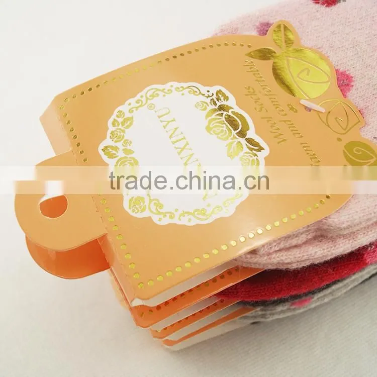 5 Pairs Women Wool Cashmere Warm Soft Casual Multicolor Winter Socks